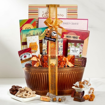 Grand Gourmet Halloween Basket