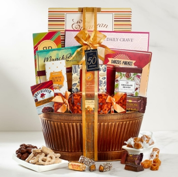 Happy 50th Birthday Basket