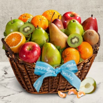 Happy Birthday Fruit Basket