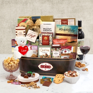 I Love You Signature Wine Gift Basket