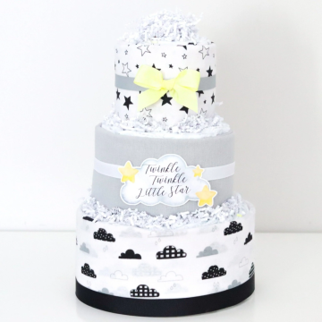 Moon Baby Diaper Cake