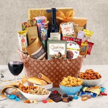Mothers Day Wine Gift Basket