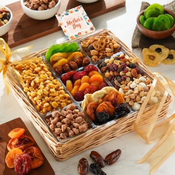 Premium Mothers Day Nuts & Dried Fruit Gift Tray