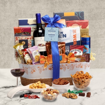 Royal Wine Hanukkah Gift Basket