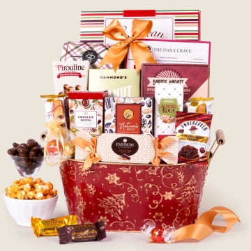Merry Christmas Gift Basket