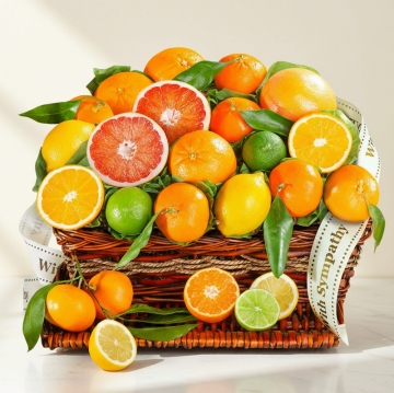 Sympathy Wishes Citrus Fruit Basket