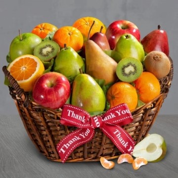 Thank You Wishes Fruit Basket