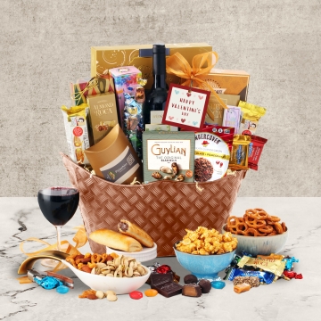 Valentines Day Wine Gift Basket