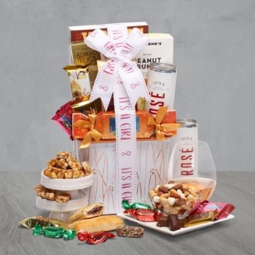 Baby Girl Rose Gift Basket