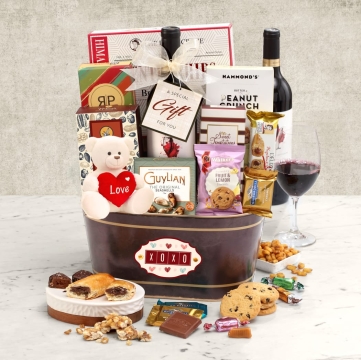 With Love Wine Gift Basket