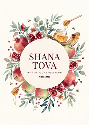 Rosh hashanah card 1