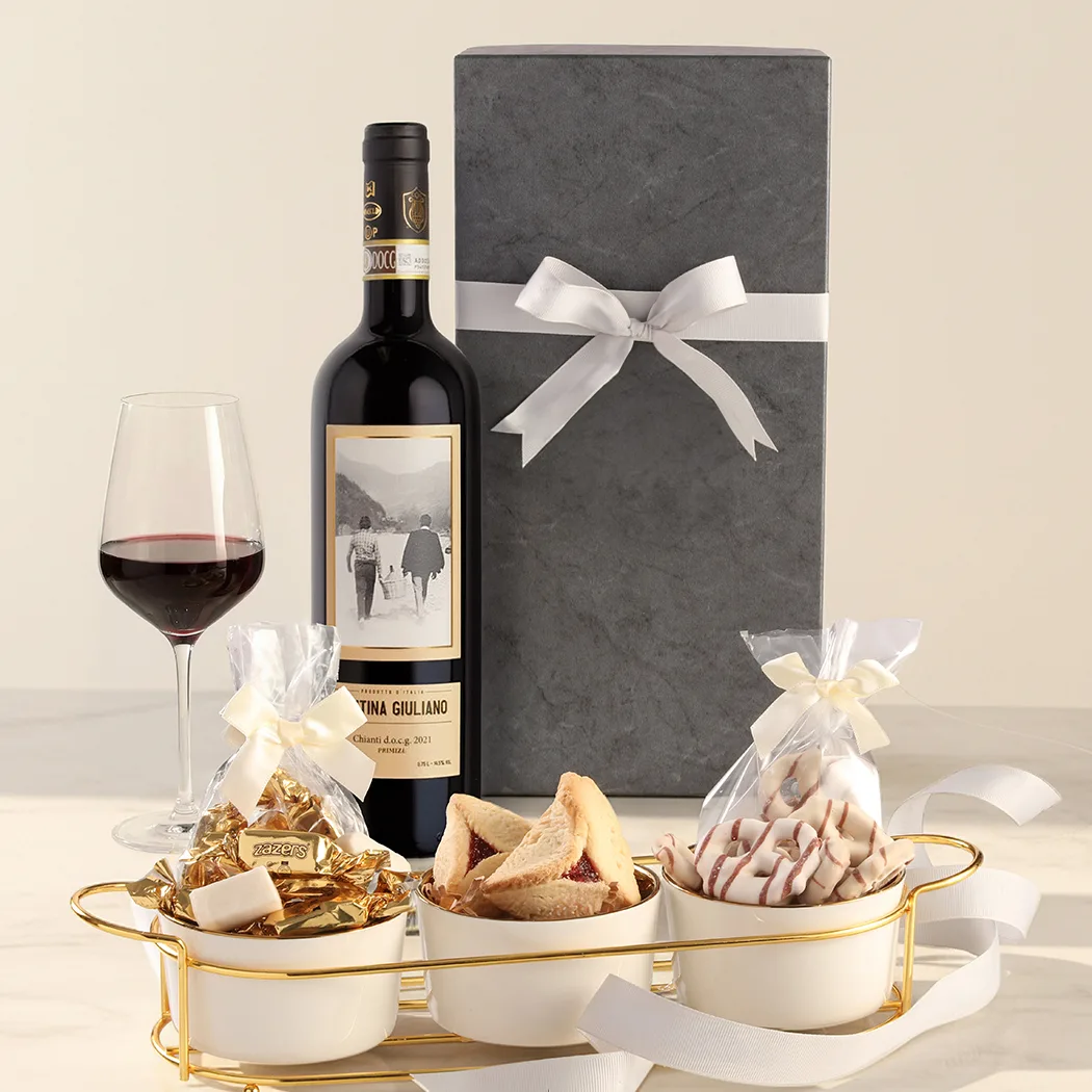 3 Sectional Duet Serving Tray Gift Box