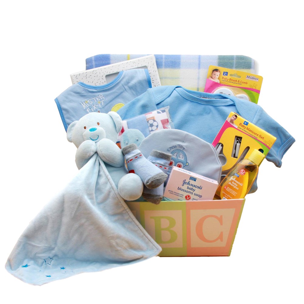 ABC Baby Boy Gift Basket
