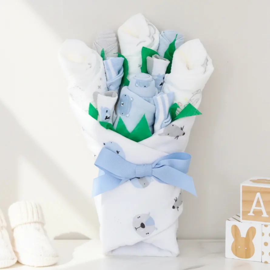 Baby Boy Layette Bouquet