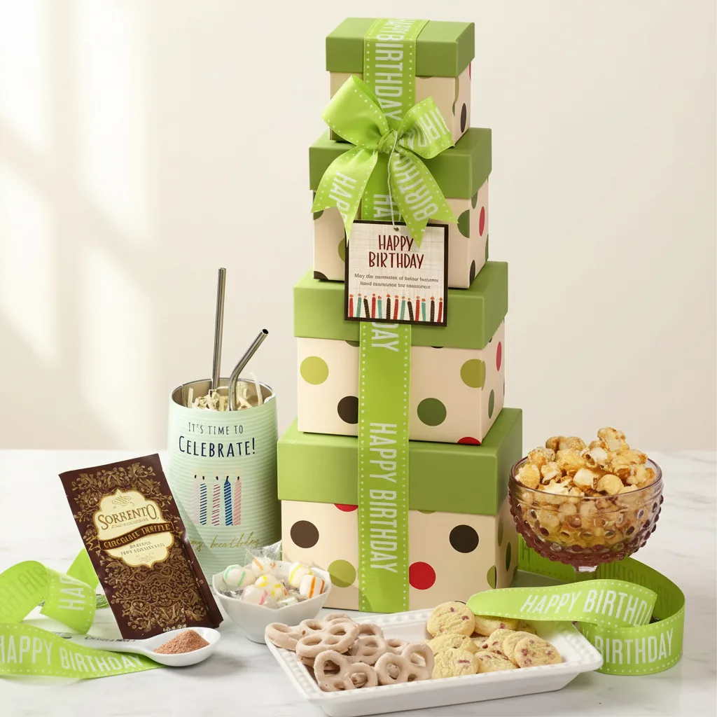 Birthday Delight Gift Tower