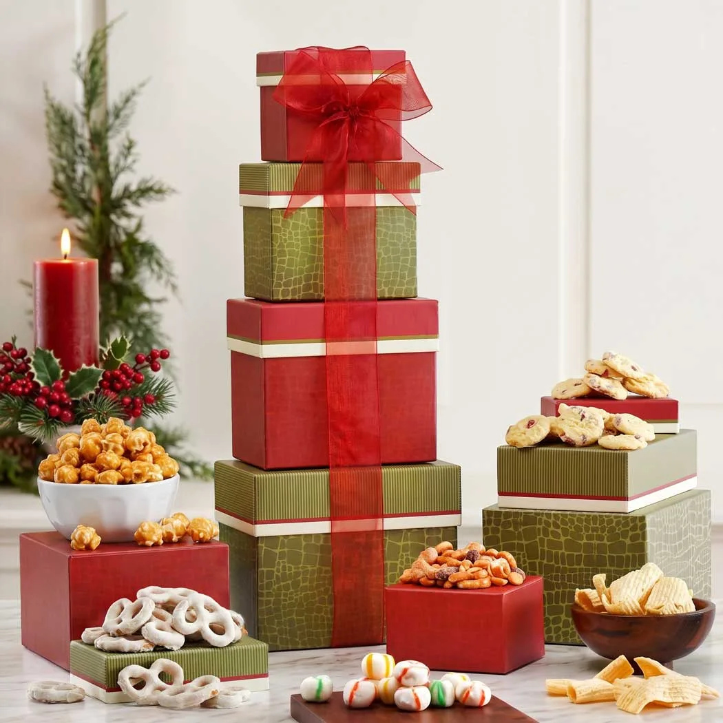 Christmas Thinking of You Gift Tower