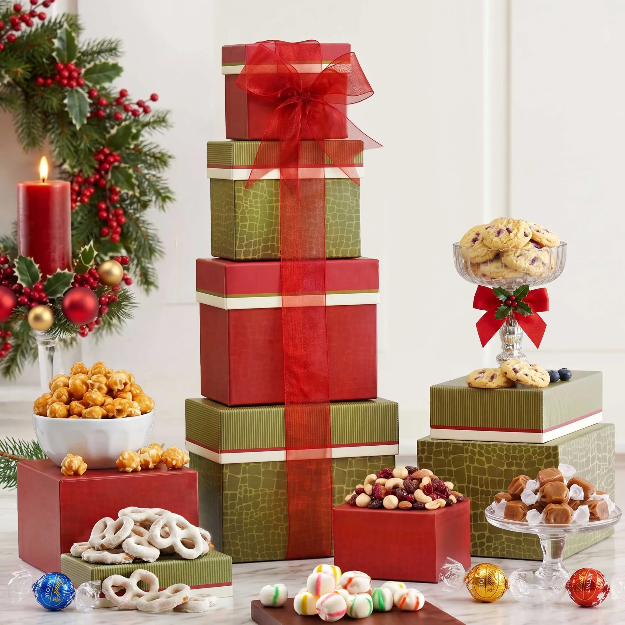 Christmas Thinking of You Gift Tower