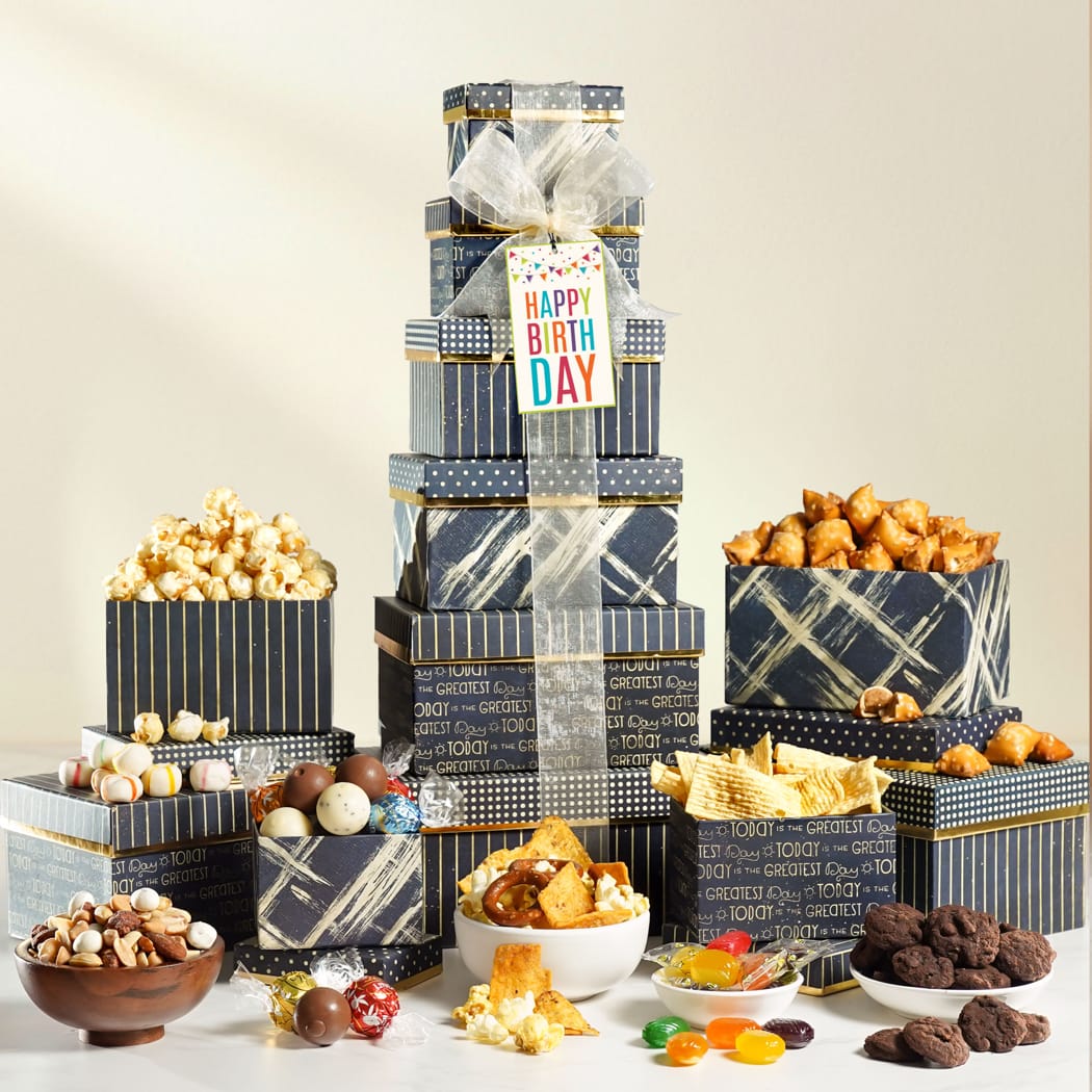 Deluxe Birthday Gift Tower