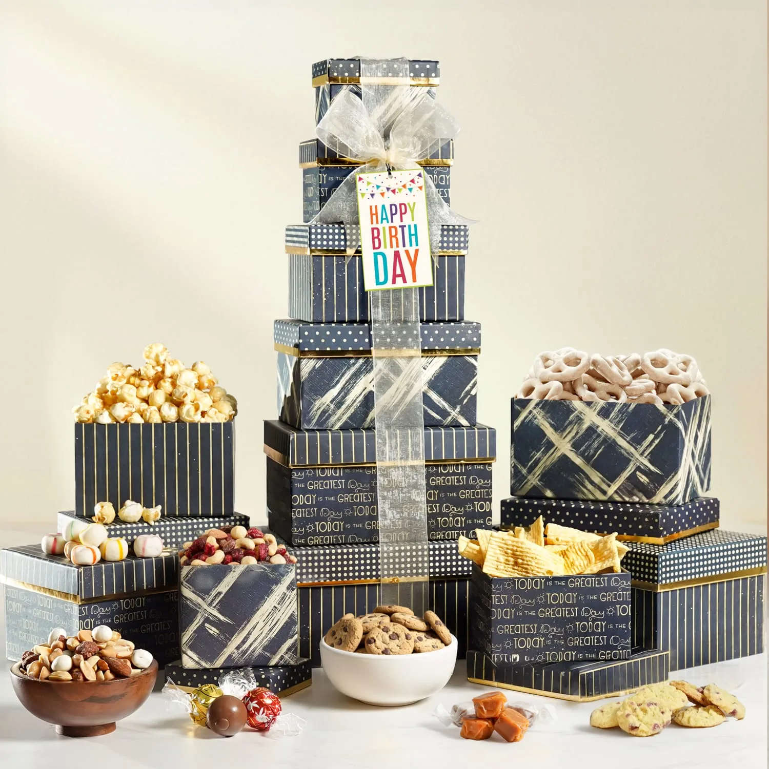 Deluxe Birthday Gift Tower