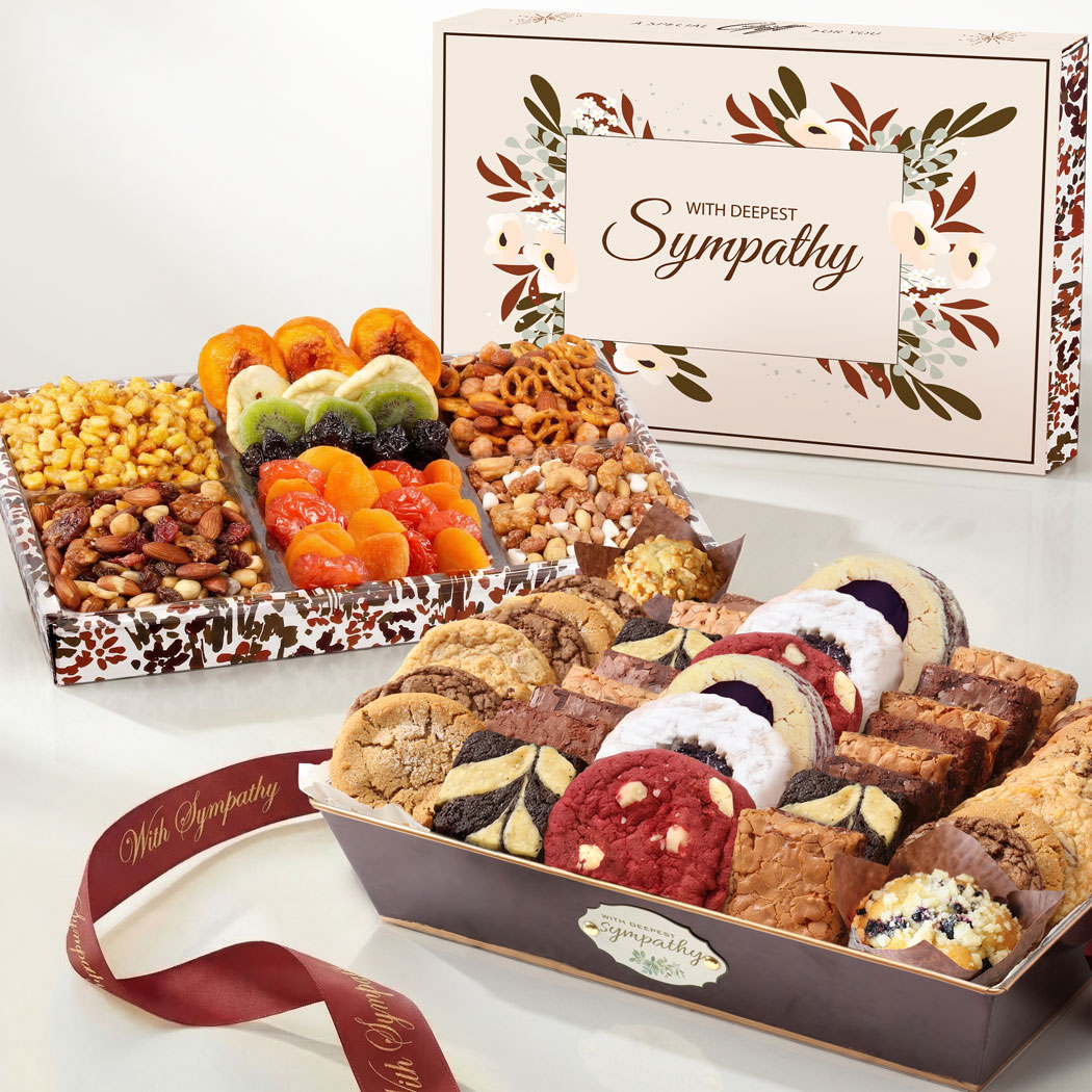 Deluxe Sympathy Bakery & Dried Fruit Duo