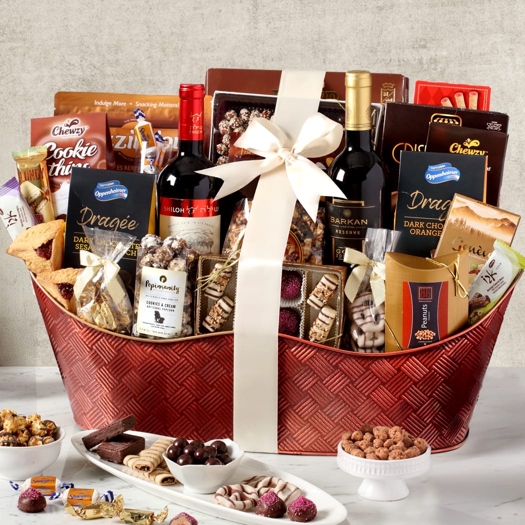 Executive Wine & Sweets Gift Basket