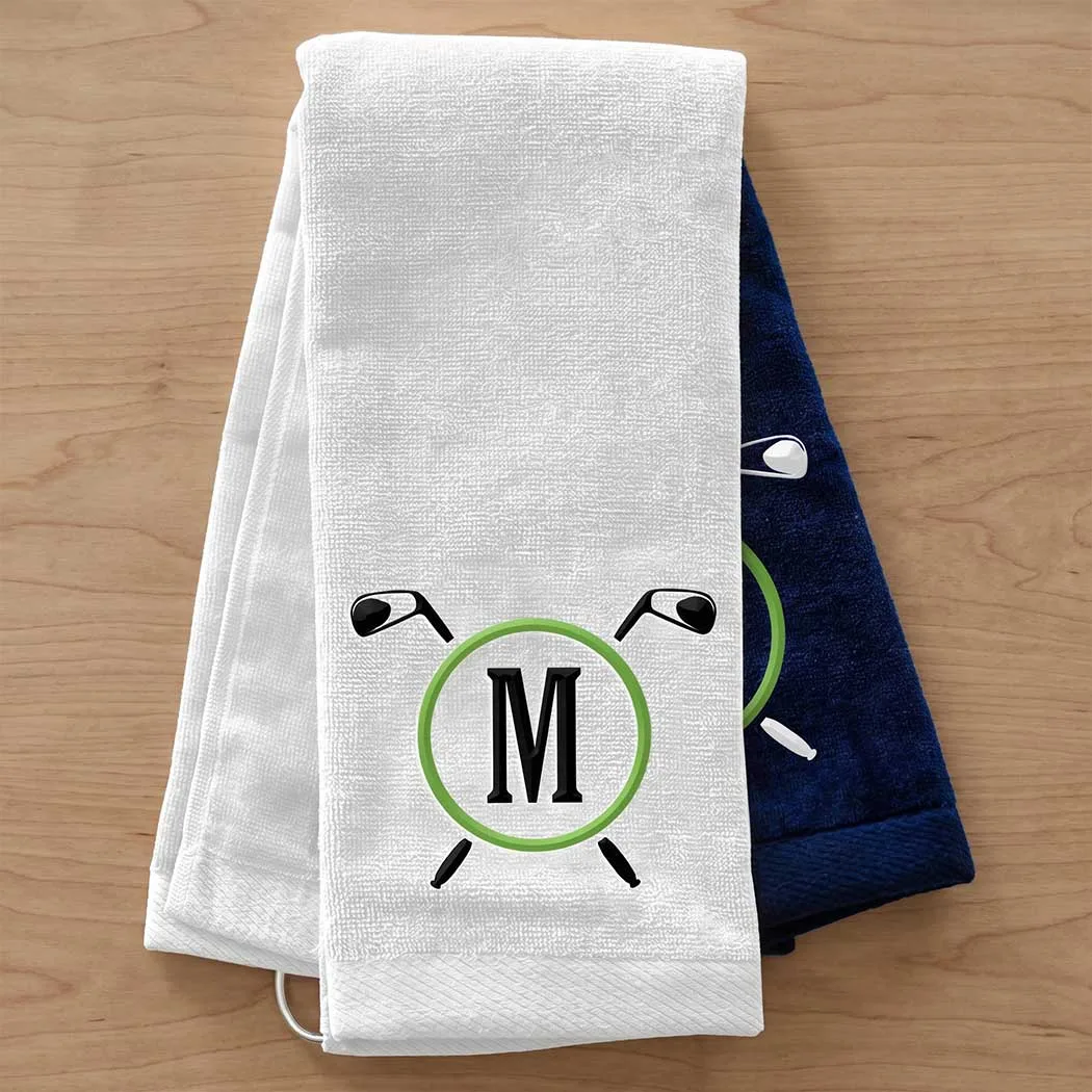 Father's Day Personalized Gold Club Towel
