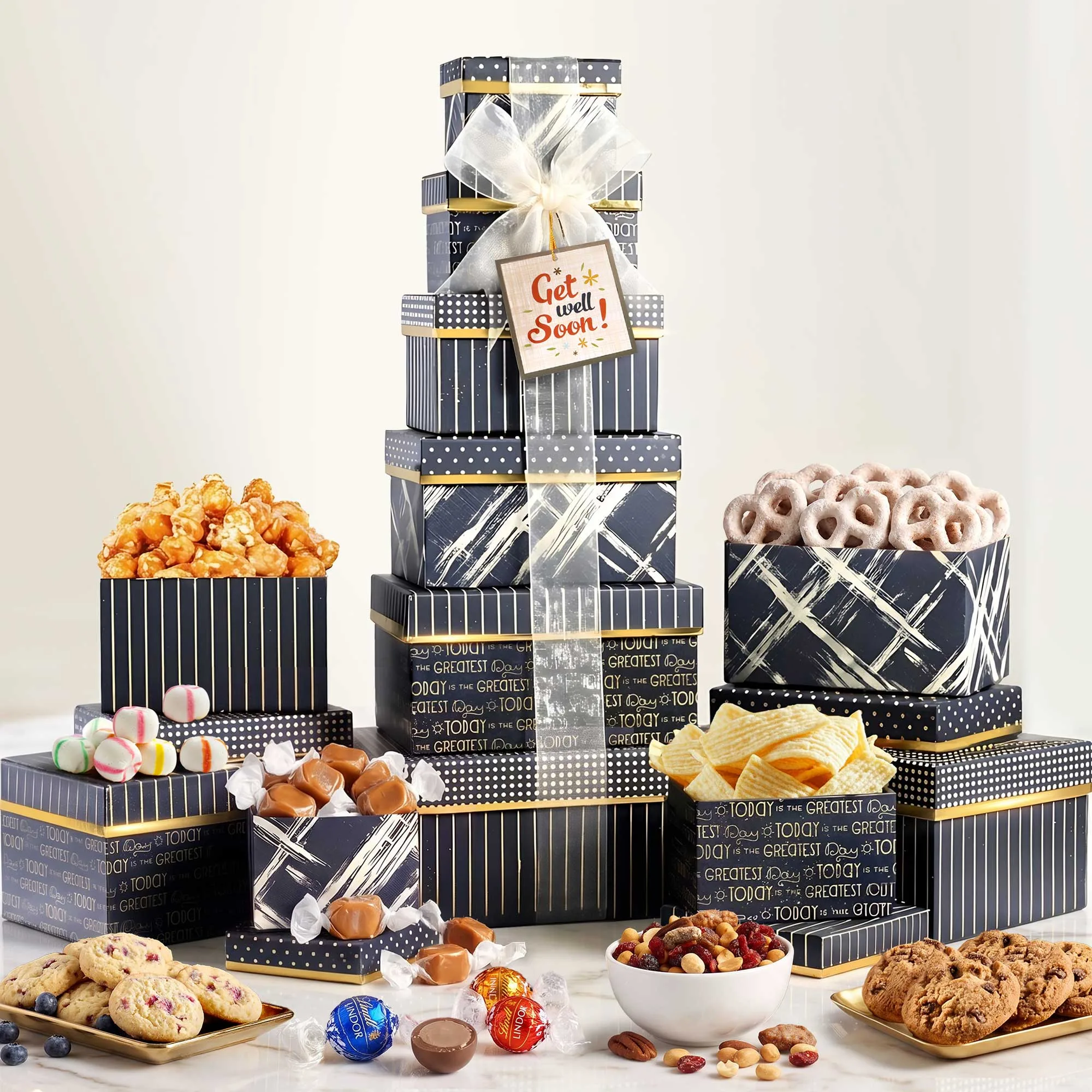 Get Well Soon Deluxe Gift Tower
