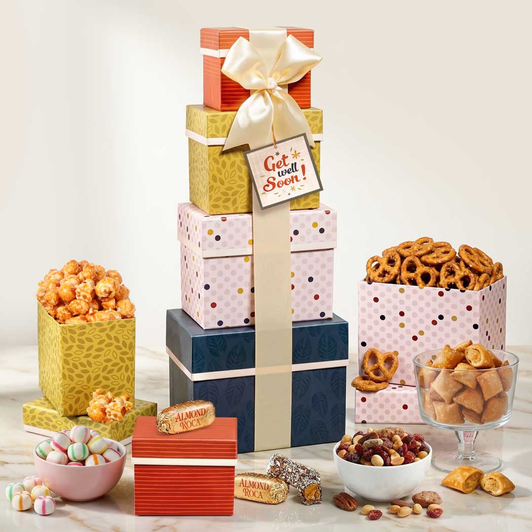 Get Well Sweets Gift Tower