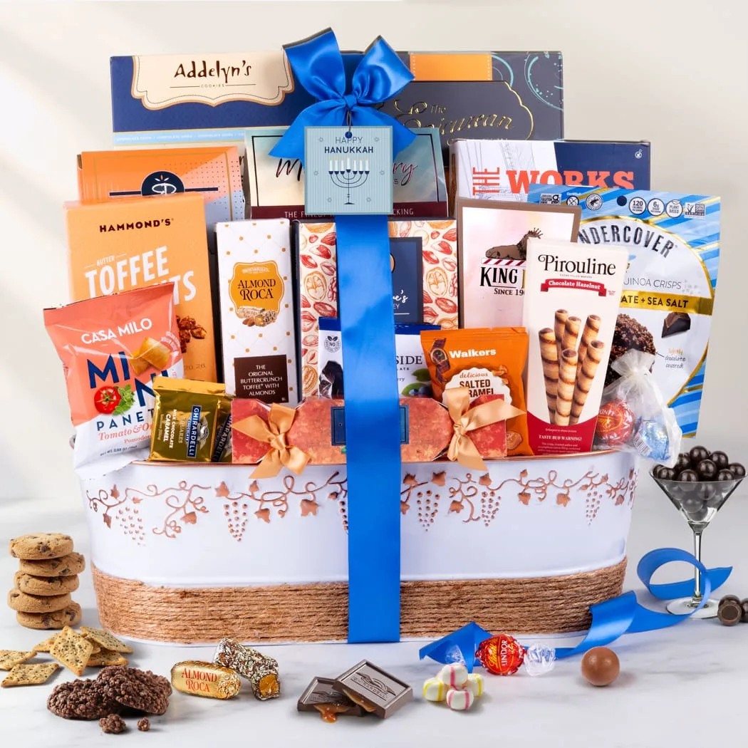 Gourmet Hanukkah Sweets Gift Basket