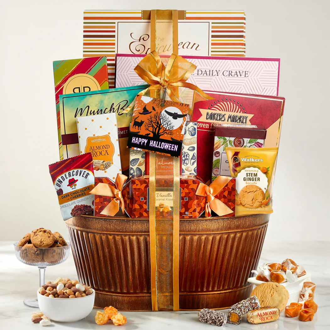 Grand Gourmet Halloween Basket
