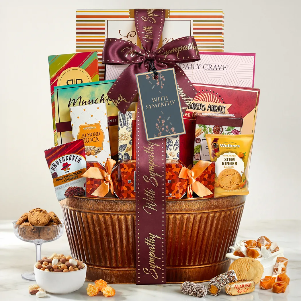 Grand Sympathy Gourmet Gift Basket