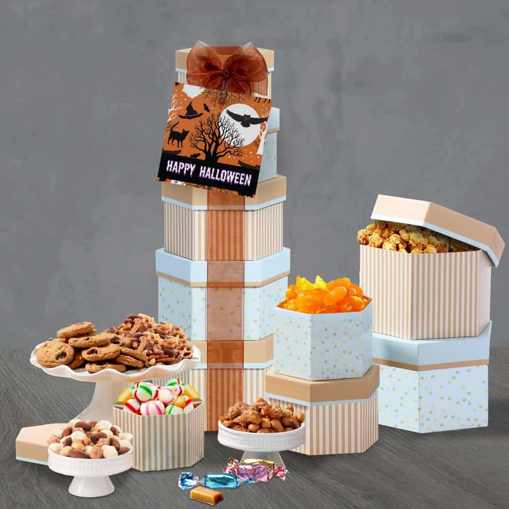 Halloween Celebration Gift Tower