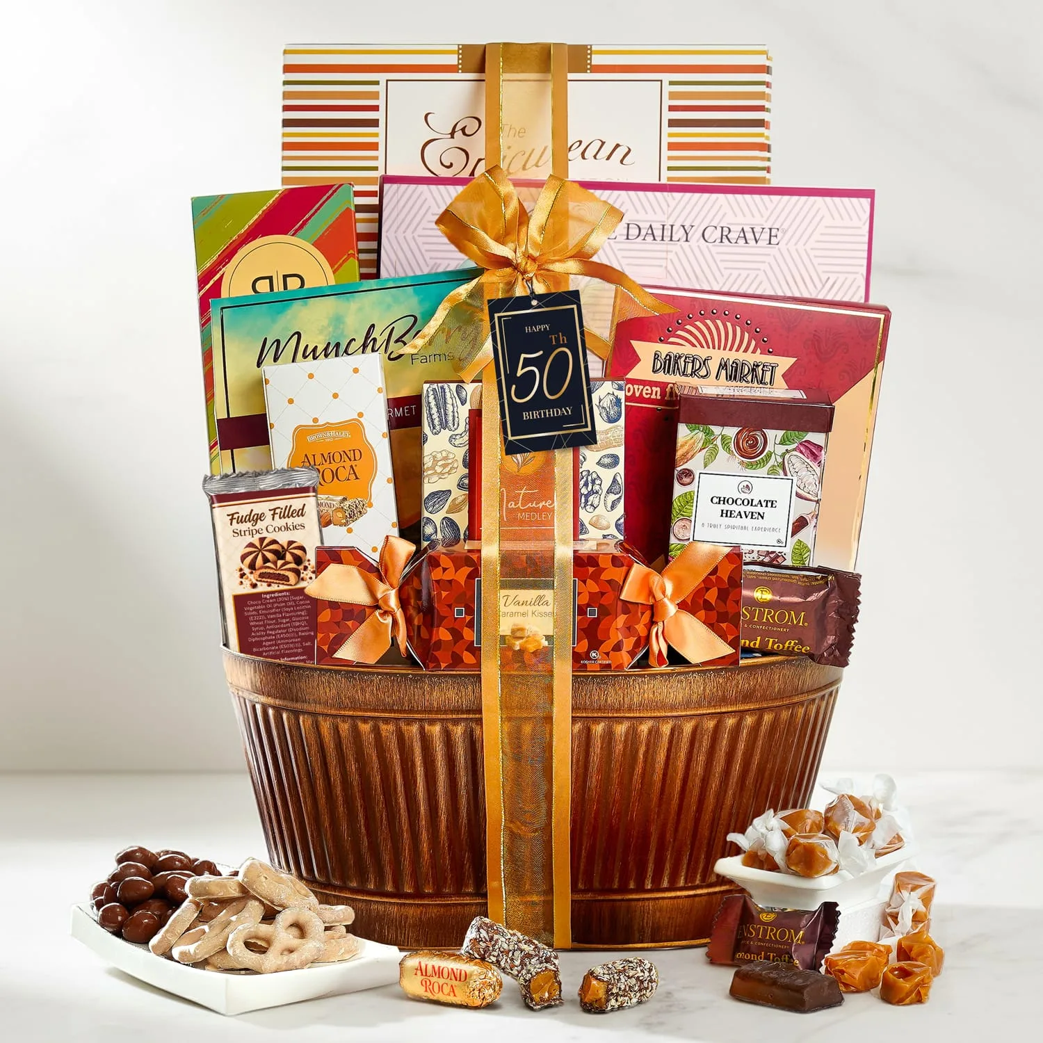 Happy 50th Birthday Basket