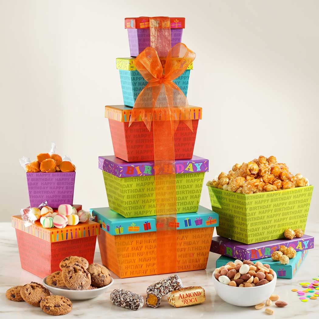 Happy Birthday Gift Tower