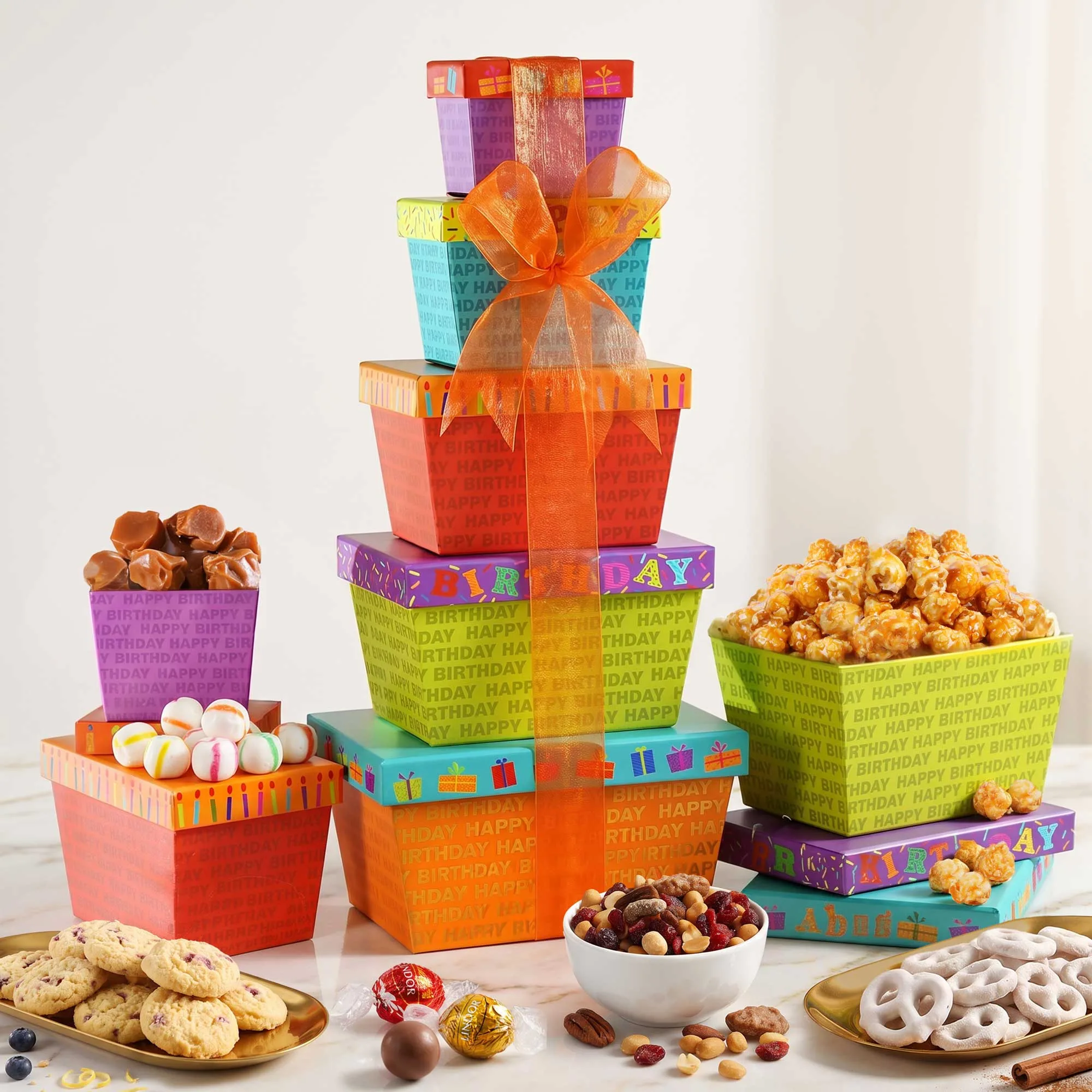 Happy Birthday Gift Tower