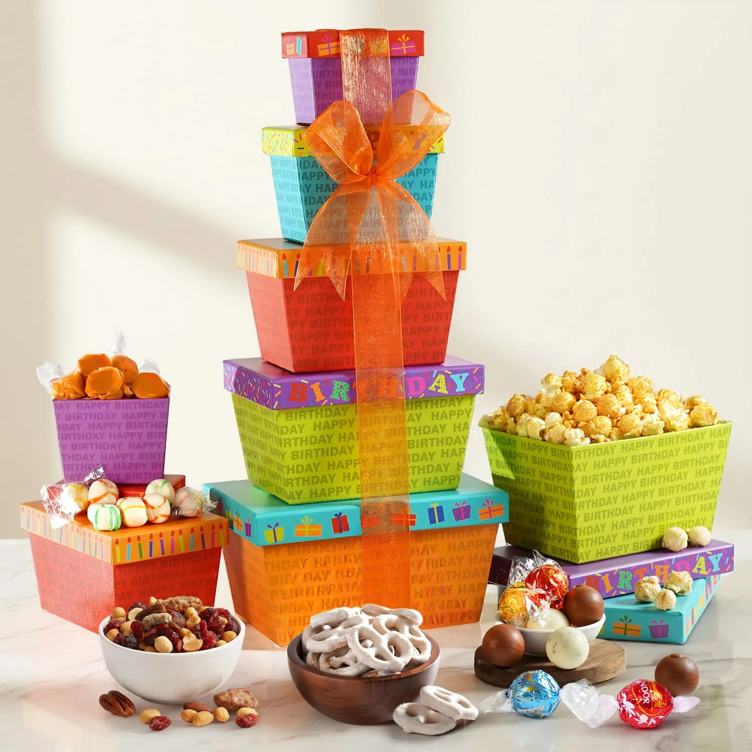 Happy Birthday Gift Tower