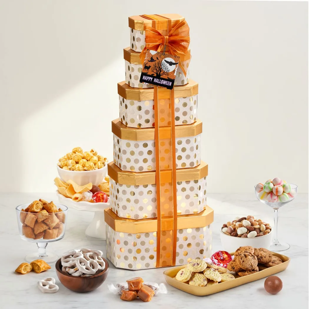 Happy Halloween Gift Tower
