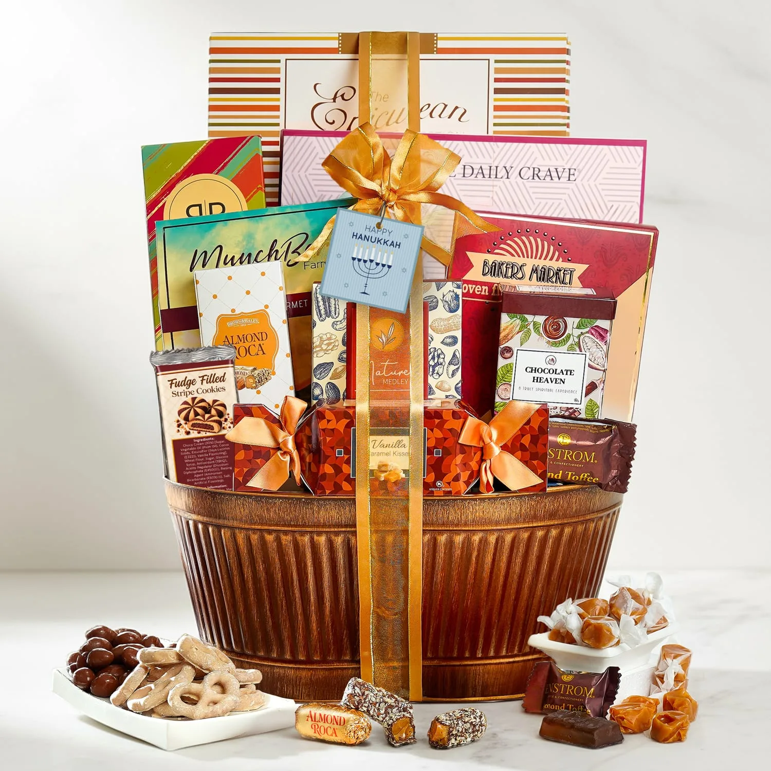 Happy Hanukkah Gourmet Gift Basket
