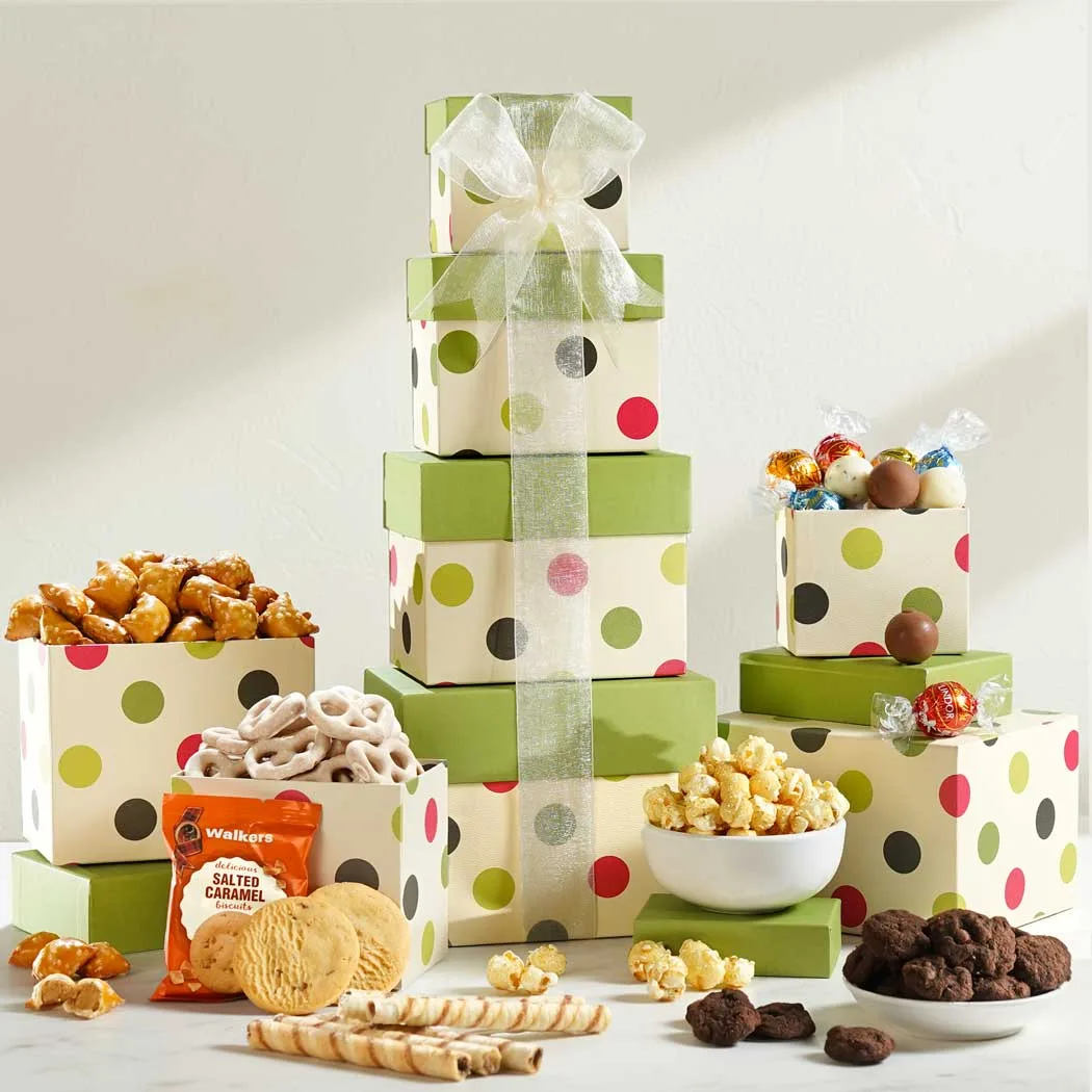 Holiday Celebration Gift Tower