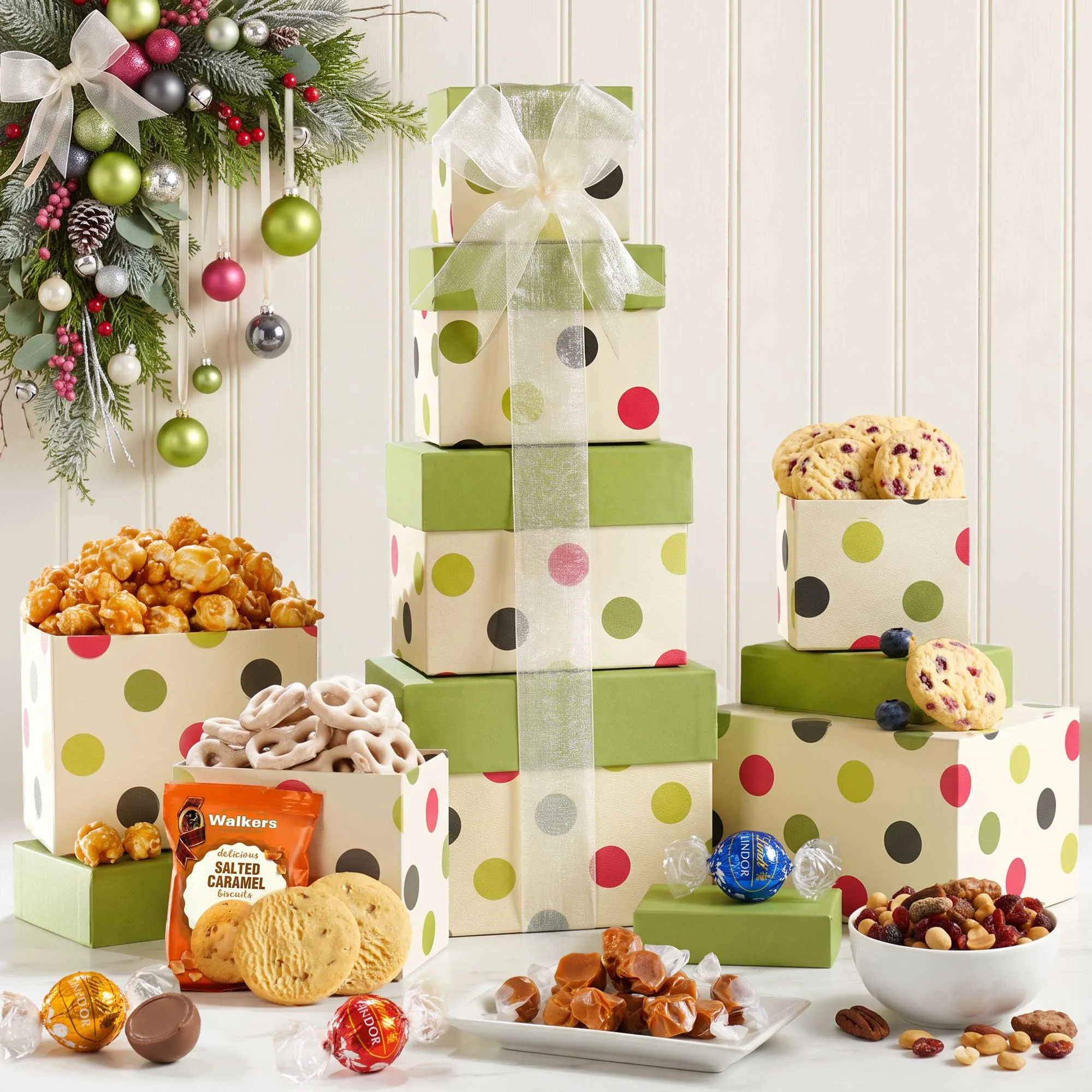 Holiday Celebration Gift Tower