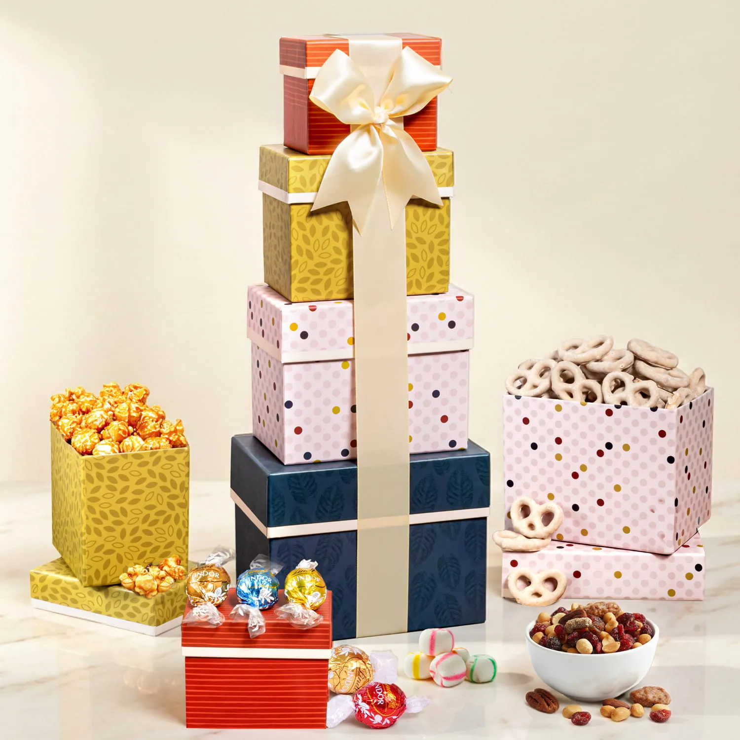 Holiday Sweets Gift Tower