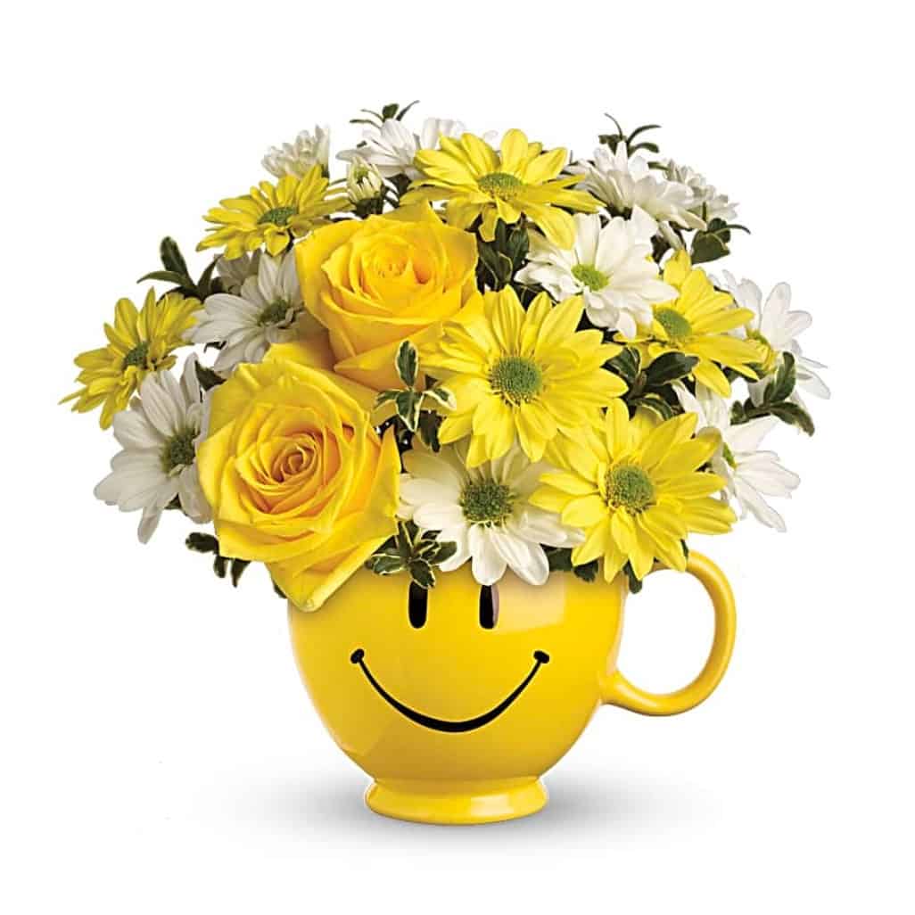 Be Happy Bouquet with Roses