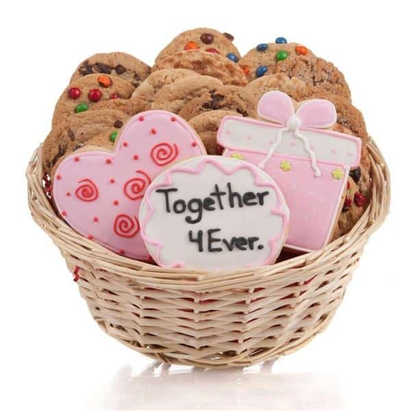 Willow Wedding Cookie Gift Basket