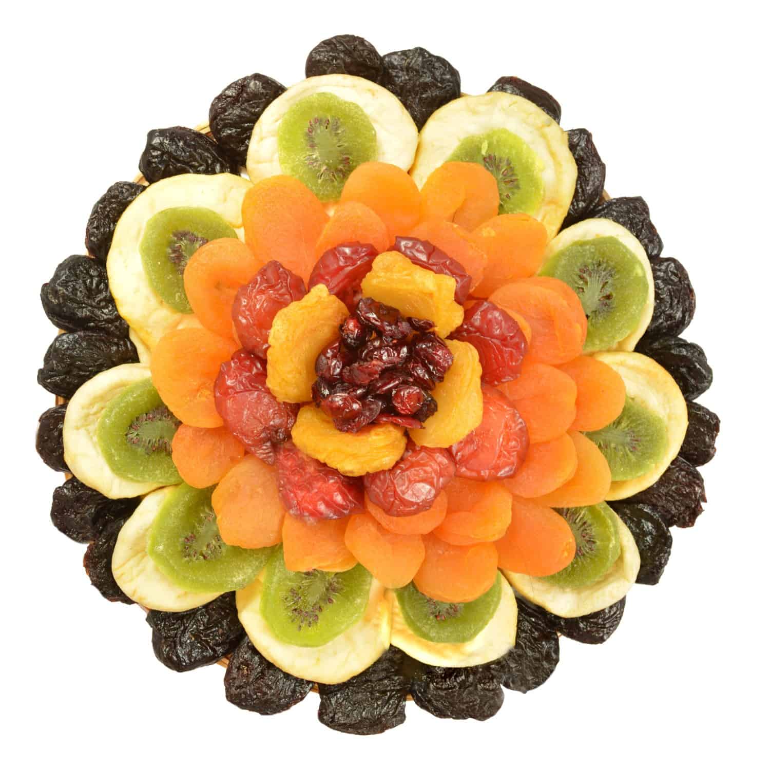 Heart Healthy Floral Dried Fruit Gift Tray