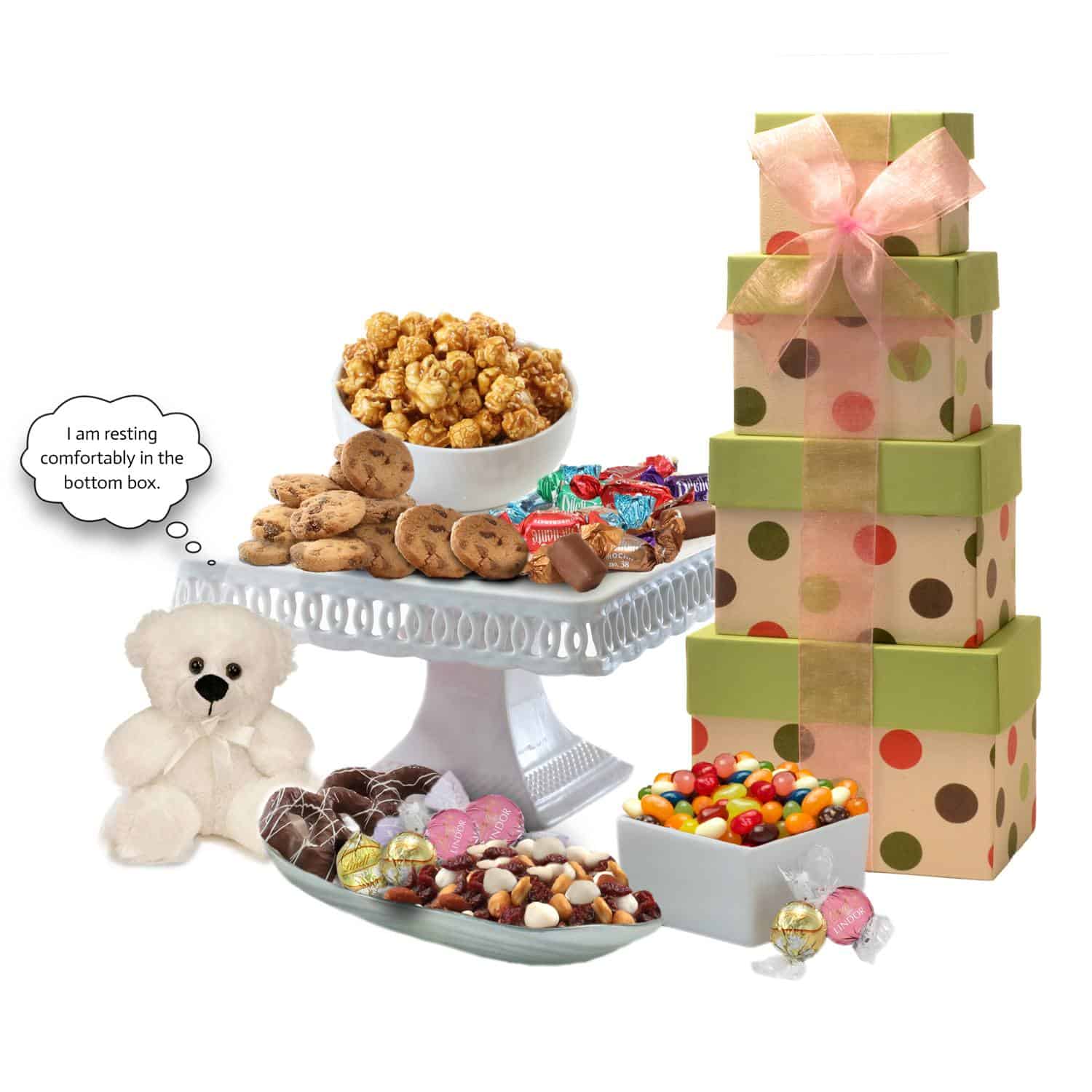 Springtime Easter Gift Tower