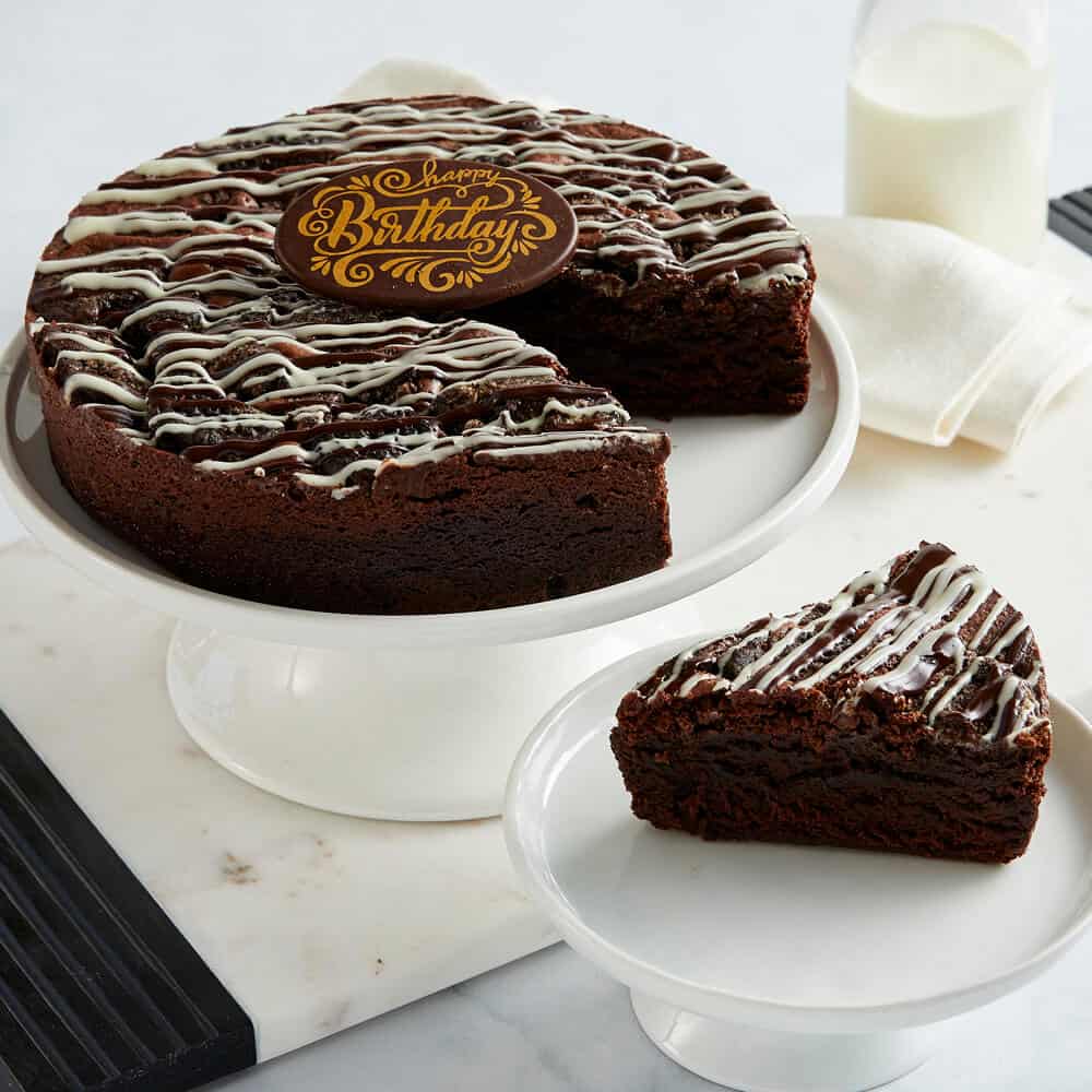 Cookies and Cream Brownie Birthday Cake