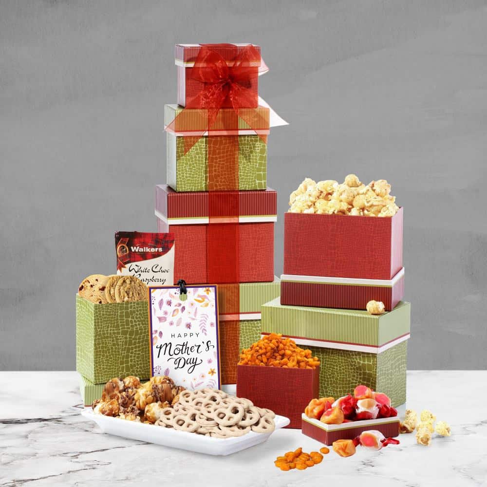 Mothers Day Celebration Gift Tower
