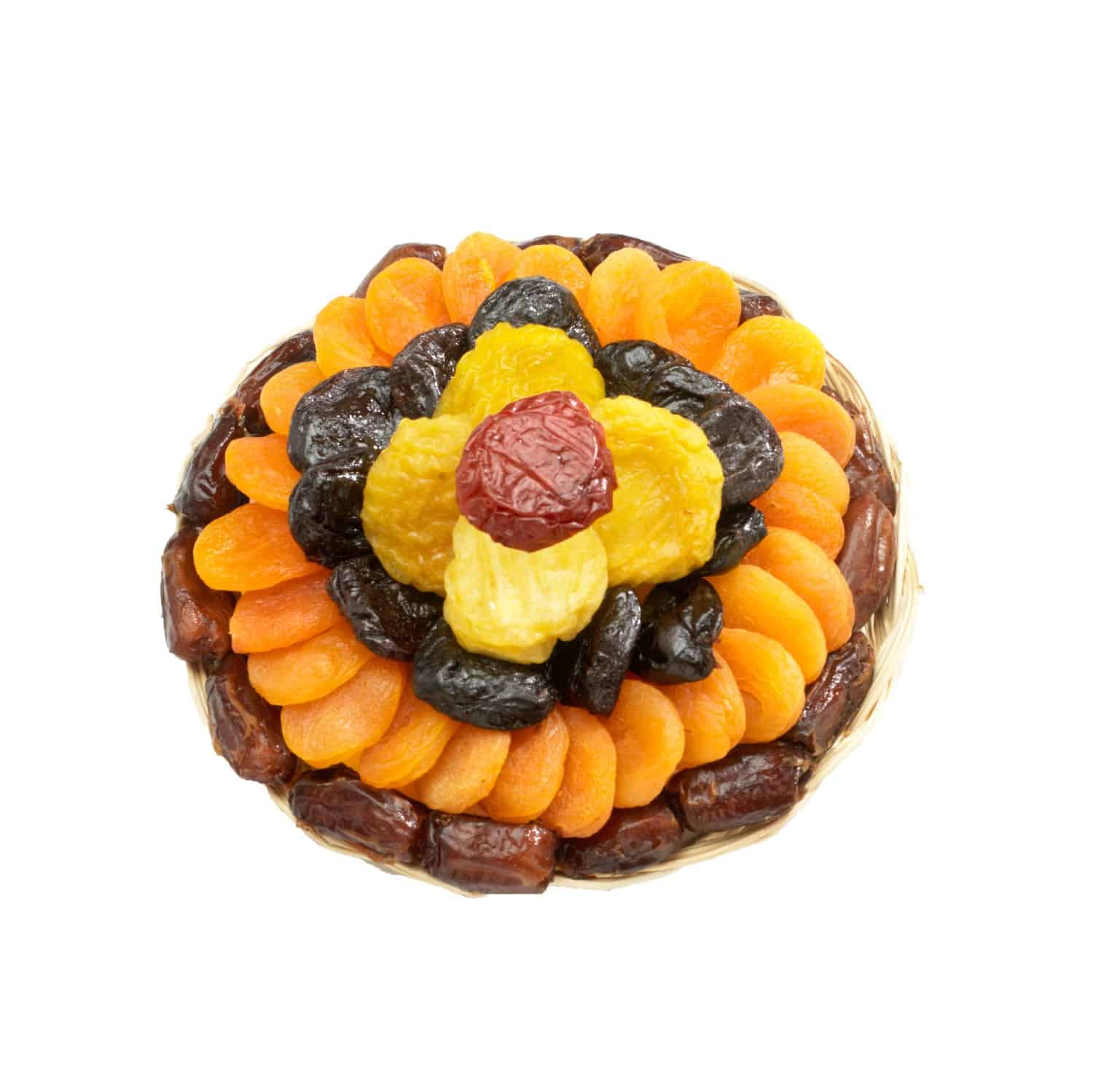 Heart Healthy Floral Dried Fruit Gift Tray - Small