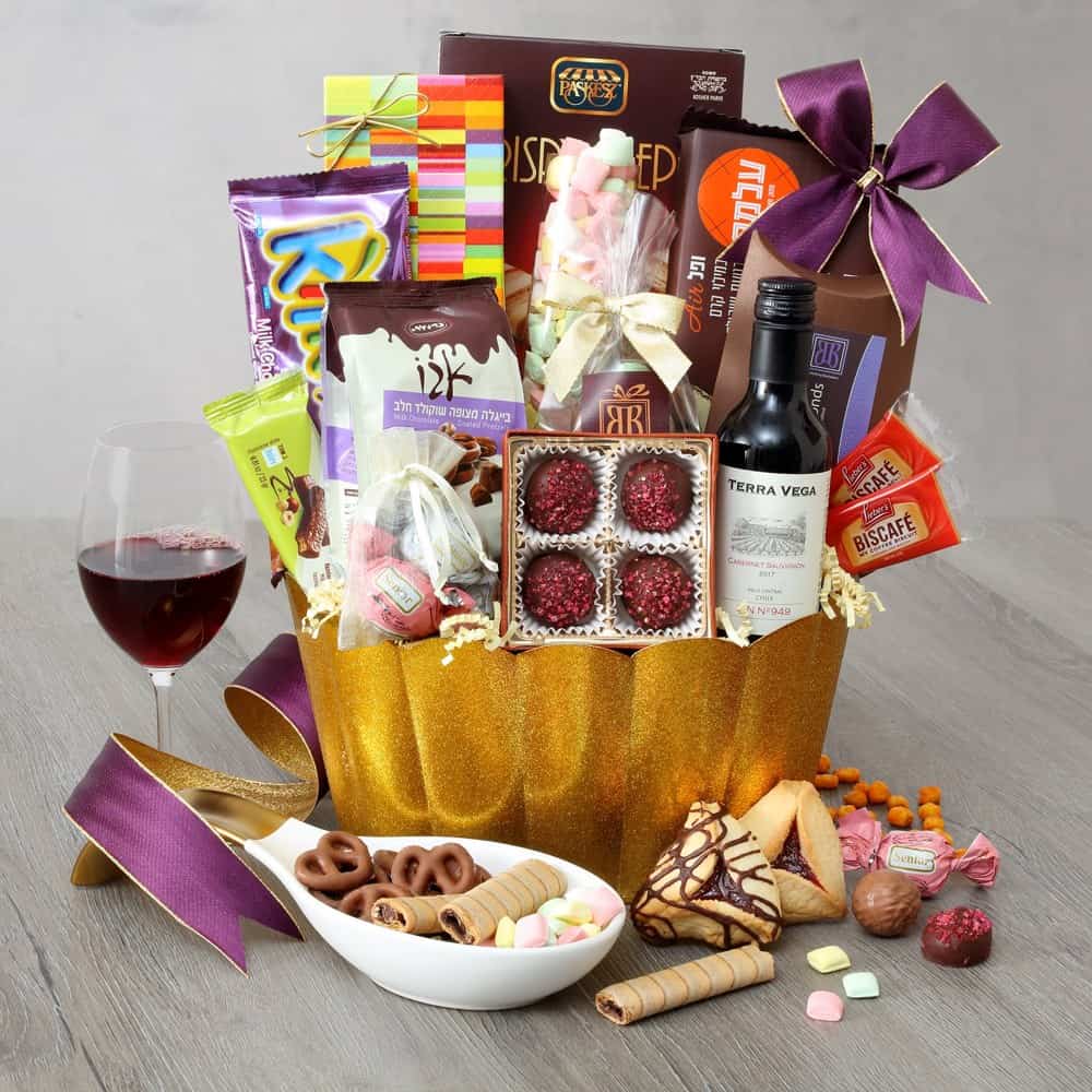 Luscious Lavender Purim Basket