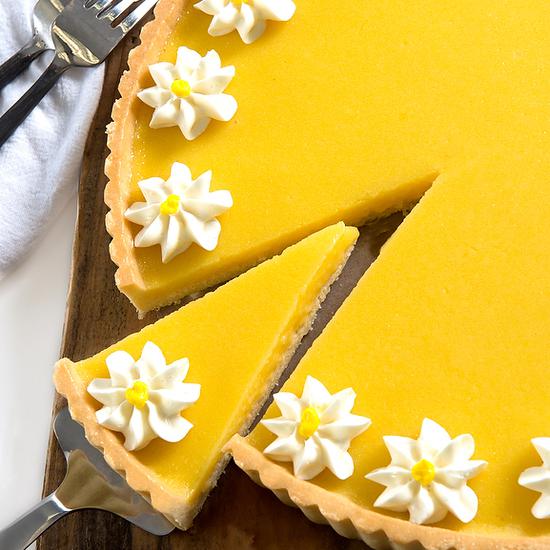Lemon Flower Tart